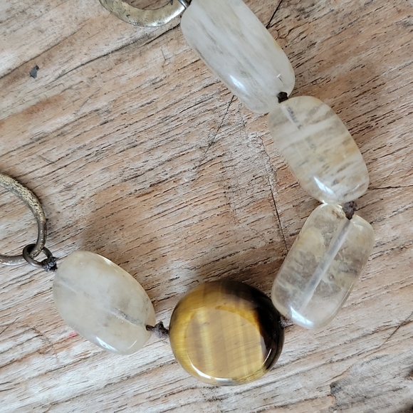 Kenneth Cole tiger eye necklace - Picture 2 of 5